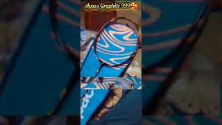 Apacs Graphite 999  Unboxing amp Review  Best Racket Under 1000 [upl. by Mcallister]