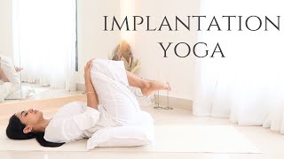 Two Week Wait Yoga  Yoga To Aid Implantation  Natural cycle or IVF [upl. by Yllas]