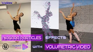 Niagara Particles Effects with Volumetric Videos in Unreal Engine 5 [upl. by Amor]