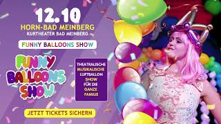 12 OKTOBER 2024 1500 Kurtheater Bad Meinberg Funny Balloons Show LuftballonShow [upl. by Ellersick]