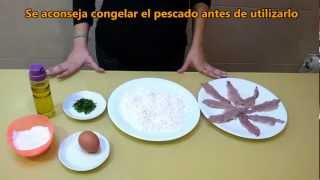 Bacaladillas Rebozadas  Dietas Online Cenures  Recetas Light  Cocina Sana [upl. by Ursala]