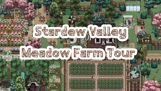 Meadowlands Farm Tour in Stardew Valley Update 16 [upl. by Edris]