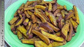 Batatas Camote al horno Receta [upl. by Limak]