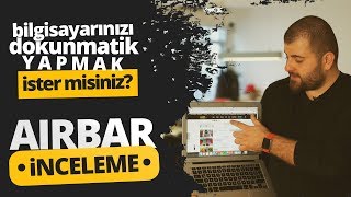 AirBar inceleme  Dizüstü bilgisayarlar dokunmatik olsun [upl. by Sculley]