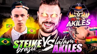 AKILES LE GANA A UNO DE LOS MEJORES JUGADORES BRASILEÑOS 🇧🇷 EN SU PROPIA REGIÓN 😨 STEIKE vs AKILES [upl. by Croft365]