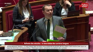 Au Sénat l’examen du dispositif carrières longues vire au cassetête [upl. by Tnomel]