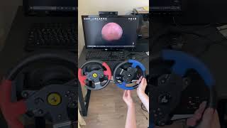 T150 Ferrari VS T150 👉🏻Which one thrustmaster shorts [upl. by Vanna]