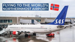 TRIPREPORT  Scandinavian Airlines ECONOMY  Oslo  Tromsø  Longyearbyen  Boeing 737800 [upl. by Ajssatsan]