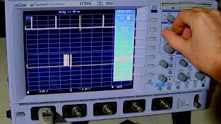 Lecroy LT584L oscilloscope demo [upl. by Ateuqirne]