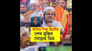 জাতির পিতা ইব্রাহিম শেখ মুজিব ঘোড়ার ডিম  রফিকুল ইসলাম মাদানী  rafiqul islam madani waz shorts [upl. by Aja908]