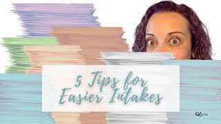 5 Tips for Easier Psychotherapy Intakes [upl. by Matheson893]