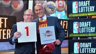 The Cavaliers Win the 2014 NBA Draft Lottery [upl. by Eanram]