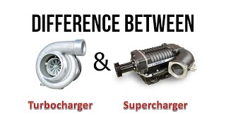 Difference between TURBOCHARGER and SUPERCHARGER  Comparison  Pros amp Cons [upl. by Kondon]