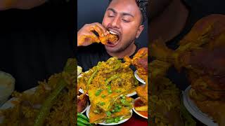 ASMREating chicken pizza rice biriyani rtc asmr eatwithariful mukbang asmreating eating [upl. by Lewellen]