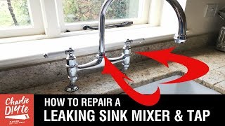 How to Repair A Kitchen Sink Mixer amp Dripping Tap [upl. by Nauqet159]