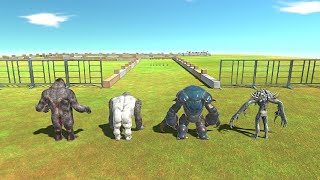 GORO WITH OL GORO VS SCOURGE WITH RANTHORN CHAMPIONSHIP  Animal Revolt Battle Simulator [upl. by Suedaht]