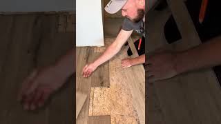 Flooring construction lvp lvt flooring hardwood laminate remodel diy satisfying [upl. by Caniff]