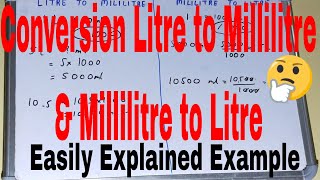 Convert litres to millilitres and millilitres to litreslitre to mililitremilliliters to liters [upl. by Enilrac]