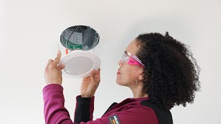 Recessed Lights and How to Retrofit Them with LED Downlights  Thrift Diving [upl. by Kentiga]