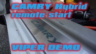 Toyota Camry Hybrid Viper Remote Start with IDATALINK 5904V [upl. by Camile]