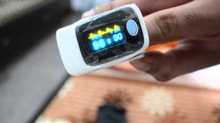 Fingertip Pulse Oximeter Blood Oxygen PR SPO2 [upl. by Acirretal899]