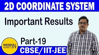 Important Results on Coordinate System  PART19  Coordinate System Class11 CBSEJEE Maths [upl. by Rodriguez]