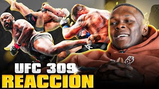 Israel Adesanya reacciona al brutal nocaut de Jon Jones  UFC 309 [upl. by Muller120]