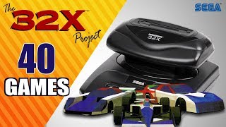 The SEGA 32X  SEGA CD 32X Project  All 40 32X Games USEUJPBR [upl. by Yarised853]