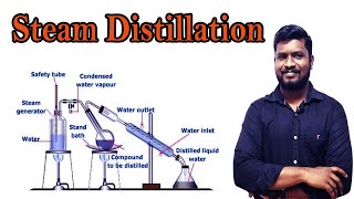 17Steam distillation  Methods of purification of organic compounds  CBSE Chemistry Class 11 [upl. by Anohsal]