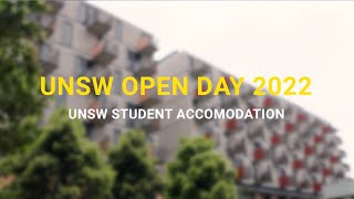 UNSW Open Day 2022  UNSW Student Accommodation [upl. by Ydnab667]