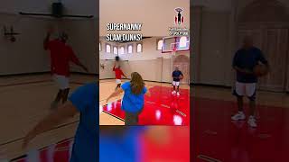 Supernanny plays against an NBA All Star 🏀 jofrost supernanny basketball [upl. by Acisej319]