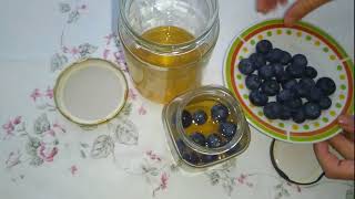 BOROVNICE u MEDU Eliksir za imuni sistem i krvne sudove  blueberries in honey [upl. by Parfitt]