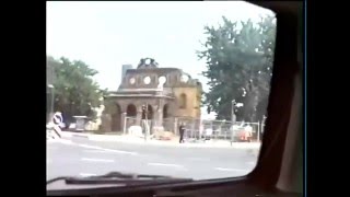 WestBerlin 1987 – Autofahrt durch Kreuzberg AnhalterBahnhof [upl. by Ielarol]