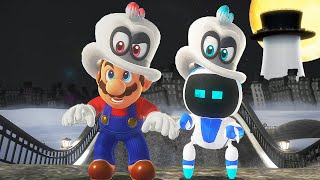 Super Mario Odyssey  ASTRO BOT vs SUPER MARIO HD [upl. by Jepson]