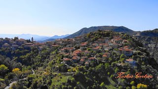 ΔΗΜΗΤΣΑΝΑ ΑΡΚΑΔΙΑ DIMITSANA AERIAL VIEW ARCADIA GREECE [upl. by Lleinad]