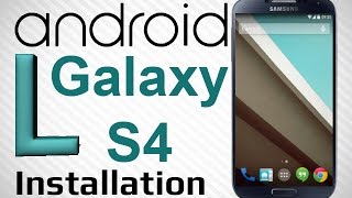 Android L 50 Lollipop for Galaxy S4 GT I9500 and I9505 Tutorial HOW TO install Theme [upl. by Lanta]