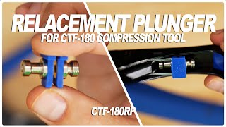 Jonard Tools Replacement Plunger for CTF180 Compression Tool CTF180RP Product Video [upl. by Ursas]