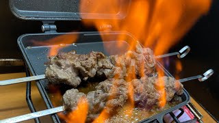 ムシャクシャしたので半額肉を燃やして気持ち濃いめハイボールをキメるだけの動画 [upl. by Inga867]