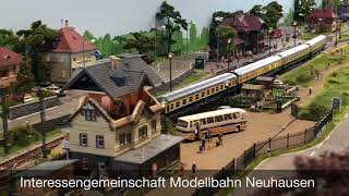 Modelleisenbahn Kleiner Einblick von der Intermodellbau 2018 in Dortmund [upl. by Alet]