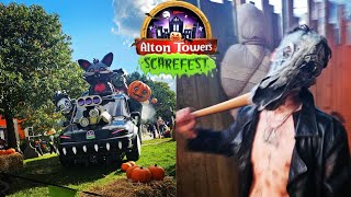 Alton Towers  Scarefest 2024  Vlog [upl. by Emerson]