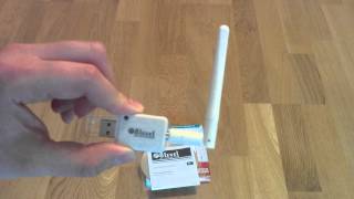 UNBOXING Wireless USB Adapter 8LeveL WUSB150A B G N [upl. by Ardyth423]