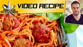 How to make Spaghetti and Meatballs p2 [upl. by Afatsum]