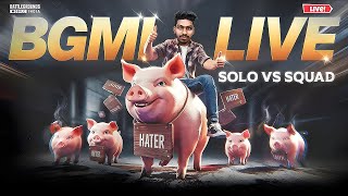 Solo vs Squad🔥 Bgmi live telugu  Bgmi live in Telugu bgmilive [upl. by Kcir345]