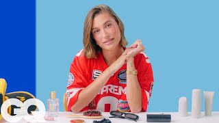 10 Things Hailey Bieber Cant Live Without  GQ [upl. by Onahpets]