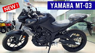 2023 Yamaha MT03 Naked Full Detailed Review  Triumph Speed 400 Rival  Features Mileage  MT 03 [upl. by Oicam]