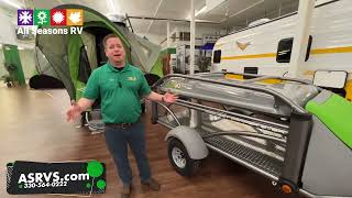 Sylvan Sport Go  Utility Toy Hauler Pop Up Trailer for sale at All Seasons RV Dealer [upl. by Schear597]