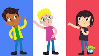 French Say your name song  Tu tappelles comment Je mappelle French song French songs for kids [upl. by Castle]