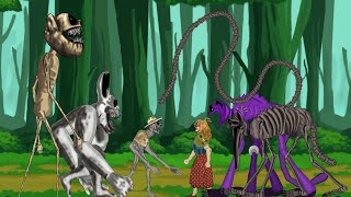 Zoonomaly Zookeepers Monster Rabbit Monster Bear VS Miss Delight catnapzoonomaly poppyplaytim [upl. by Jim948]