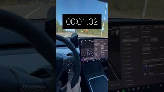 2023 Tesla Model 3 Long range AWD Acceleration boost comparison [upl. by Eibor]