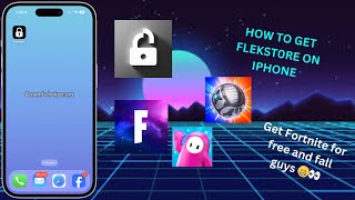 How to get flekst0re on IPhone “get Fortnite and fall guys for free” 😱 [upl. by Rebmik]